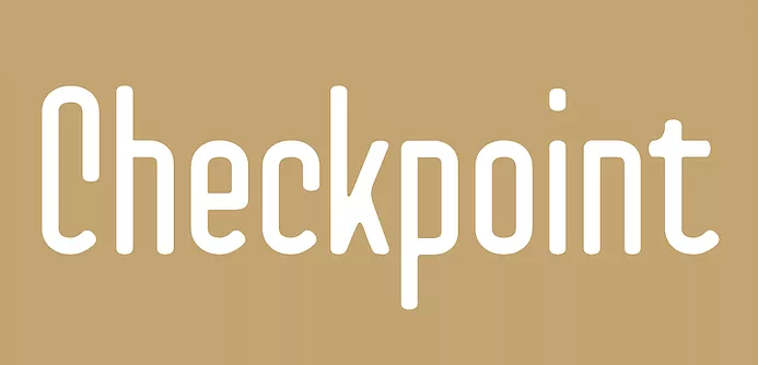 Beispiel einer Checkpoint-Schriftart